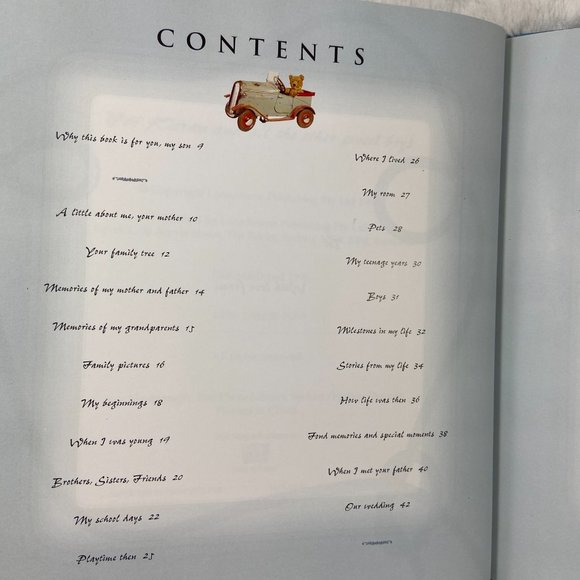 Mother's Memories - For My Son - (Write Your Own Remembrances) Hardcover - Picture 6 of 10